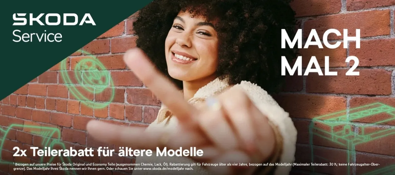 Skoda Teile Rabatt x2